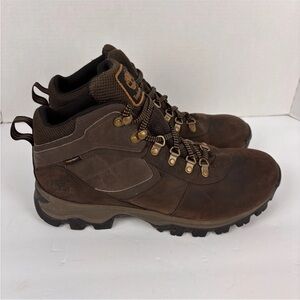 Timberland Men's Mt. Maddsen Mid Waterproof Hiking Boot Brown Size 10.5